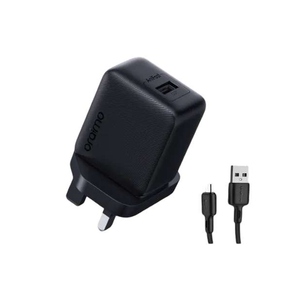 Oraimo Cannon 18S 18W Wall Charger Kit Price in Kenya- LinkPhones Center 