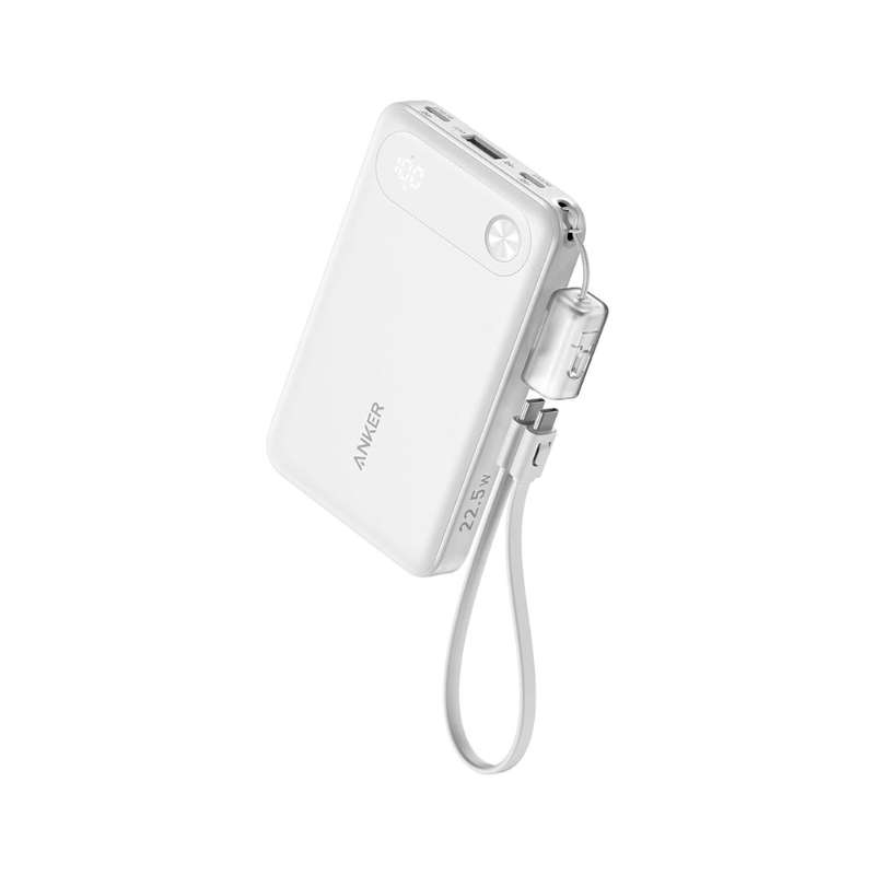 Anker Power Bank with Built-in USB-C Cable and Lanyard 10000mAh 22.5W Price in Kenya - LinkPhones Center