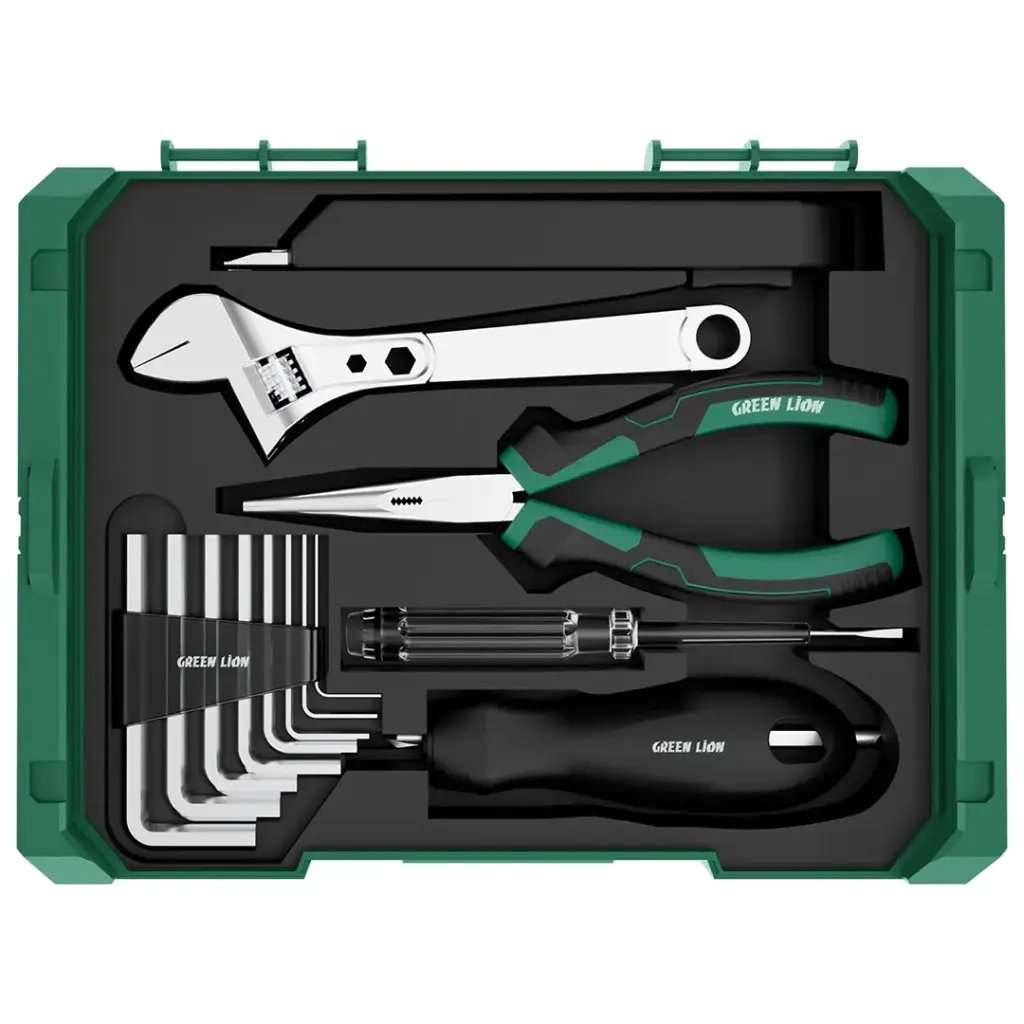 Green Lion GTS-700 Tool Kit Set - 213 Pieces- 3.7V 1500mAh - Linkphones Center