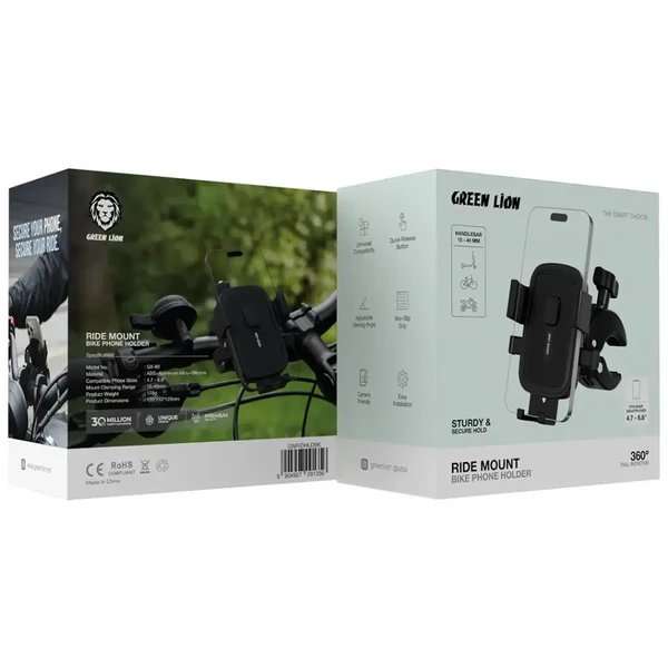 Green Lion Ride Mount Bike Phone Holder - Linkphones Center